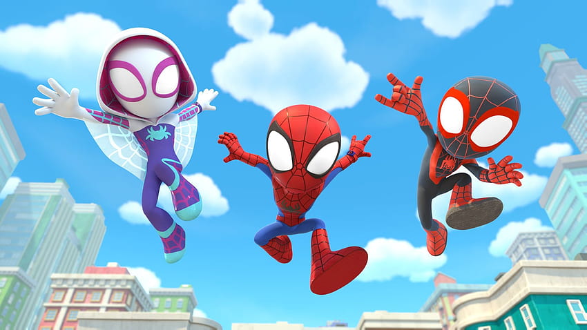 Spidey and His Amazing Friends Details HD wallpaper