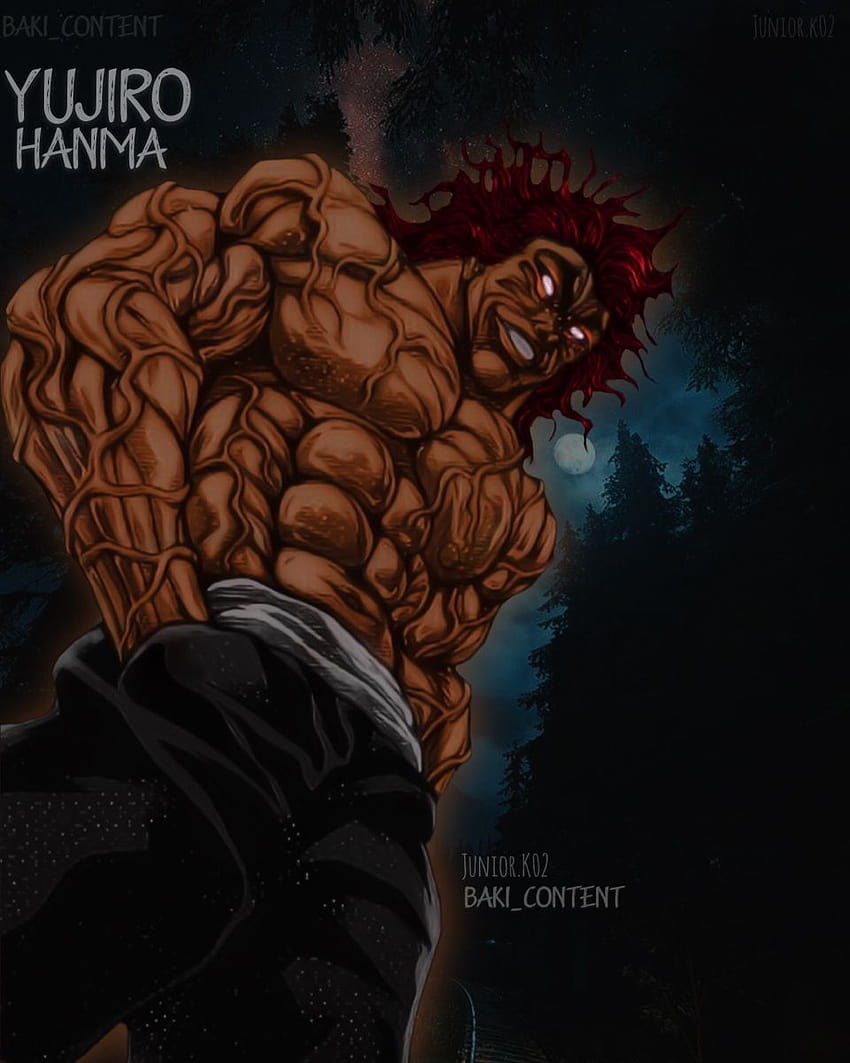 Yujiro Hanma, anime, baki anime, HD phone wallpaper