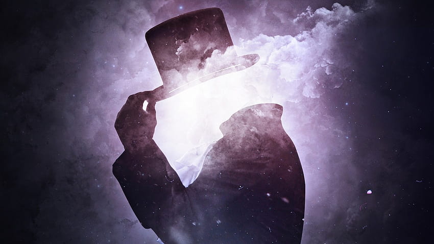 1366x768 Invisible Man, Space, Hat for Laptop,Notebook, man in space HD wallpaper