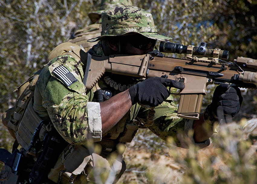 SEAL TEAM prajurit prajurit militer aksi memerangi drama kejahatan angkatan laut 1 enam senjata senapan serbu Wallpaper HD