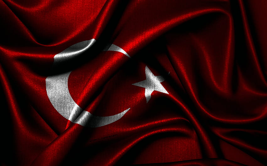 Турско знаме, знаме на Турция HD тапет