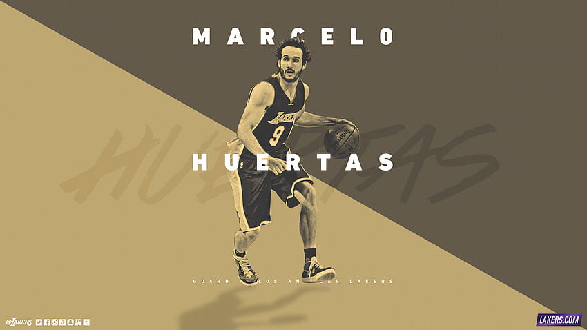 Marcelo Huertas LA Lakers 2015, marcelinho huertas HD wallpaper
