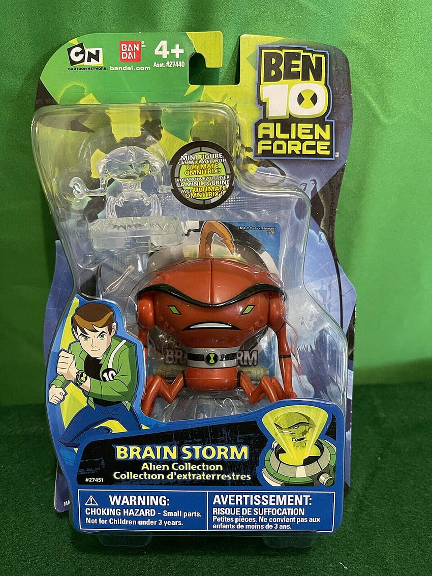 Sprzedam figurkę Ben 10 Alien Force 4 cale Burza mózgów Tapeta na telefon HD