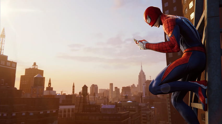 Spiderman Ps4 Pro, gry, tła i Tapeta HD