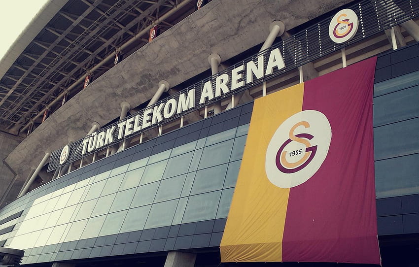esporte, logotipo, estádio, futebol, Galatasaray SK, Turk Telekom Arena, seção спорт papel de parede HD