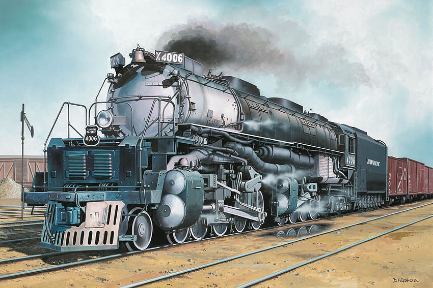 4 ビッグボーイ機関車、 高画質の壁紙