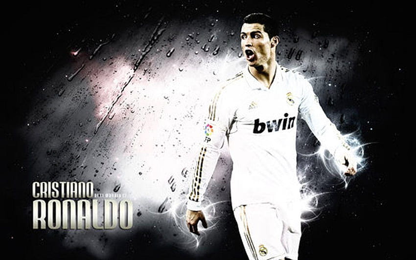 Download Bwin White Jersey Cristiano Ronaldo iPhone Wallpaper