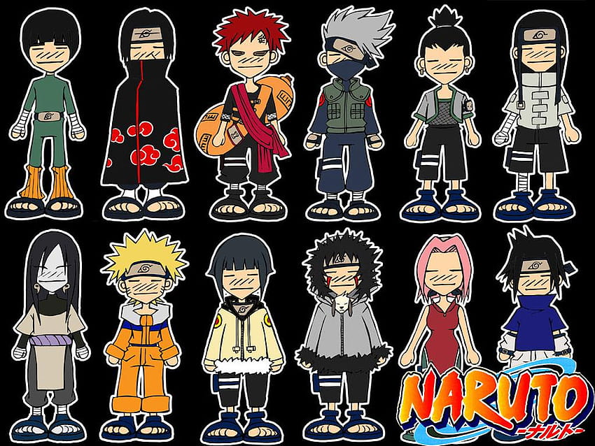 Cute Naruto Sticker Art Animebay [1024x768] para tu, móvil y tableta fondo de pantalla