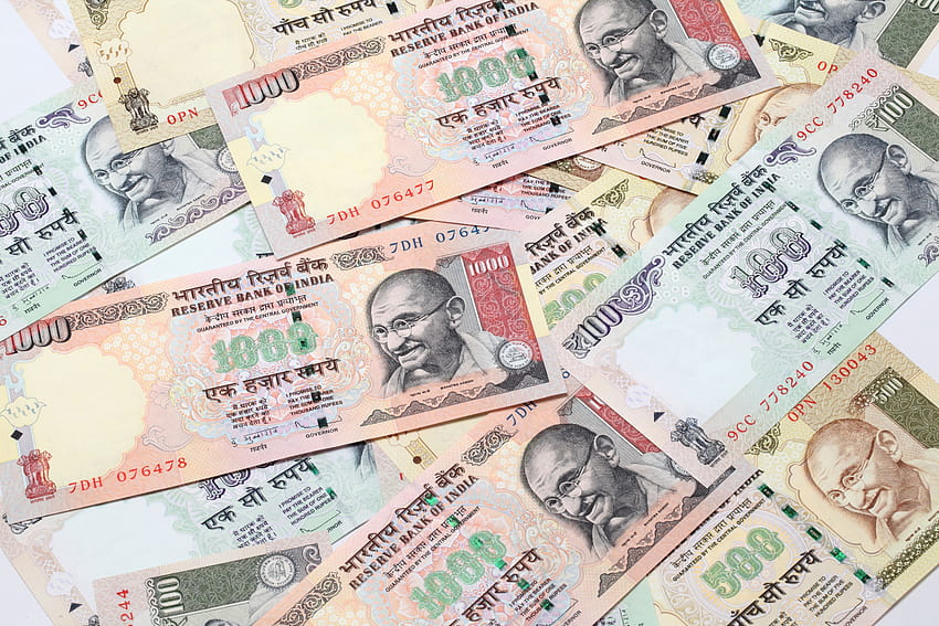 Dinheiro indiano, rupia papel de parede HD