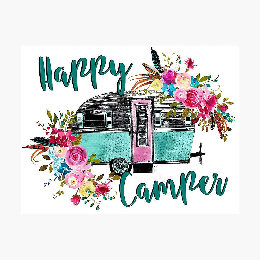 Happy Camper HD phone wallpaper