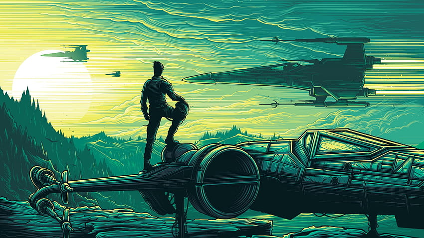 Star Wars: Episode VII The Force Awakens, Star Wars, Dan Mumford, スターウォーズのラップトップ 高画質の壁紙