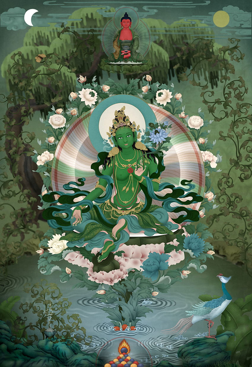 Green Tara, The Saviouress HD phone wallpaper