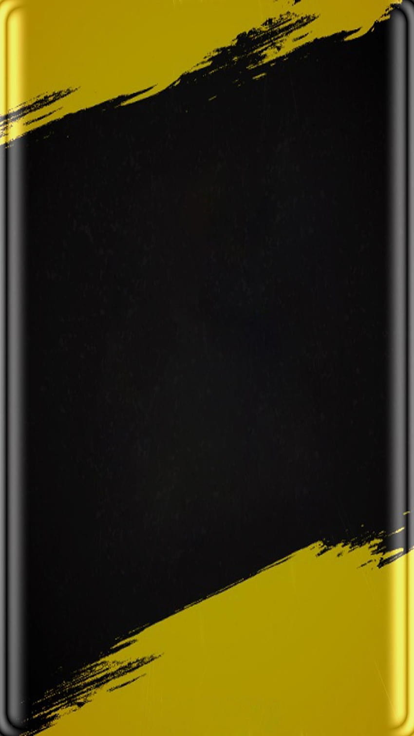 Abstrakter, schwarzer gelber Android HD-Handy-Hintergrundbild