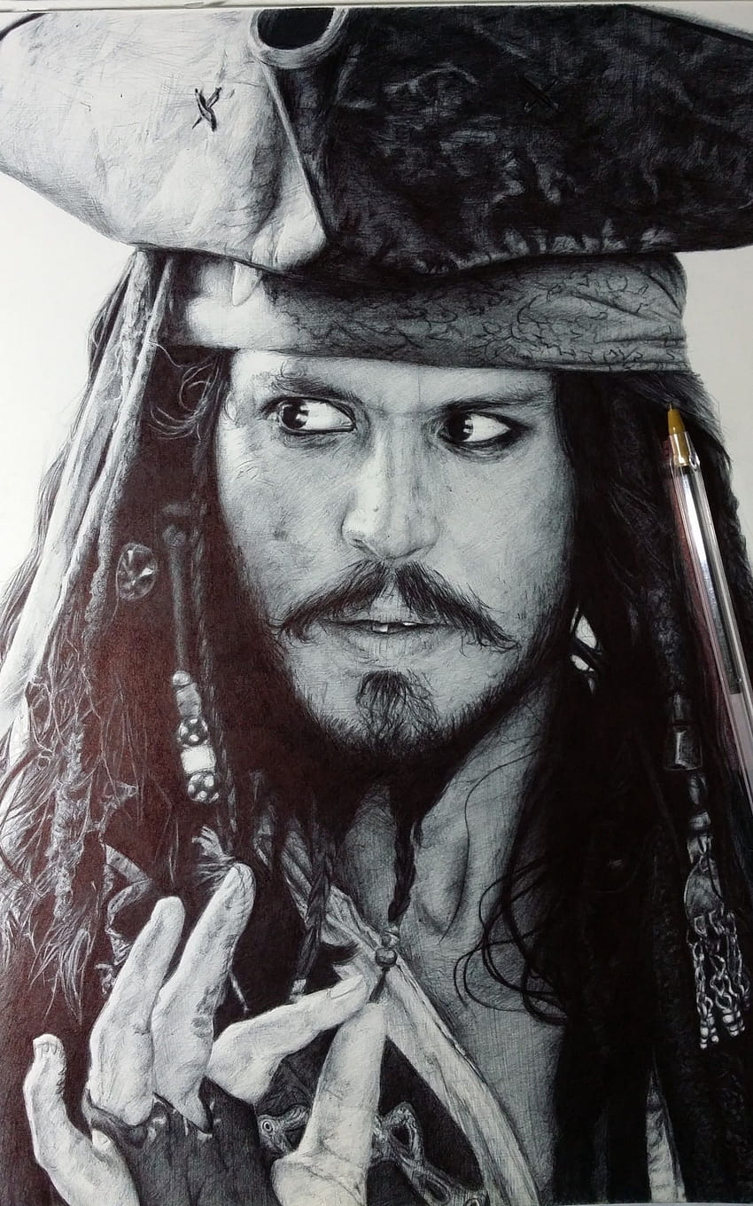 Jack Sparrow Eyeliner, Jack Sparrow Emoji, kapitan Jack Sparrow iPhone Tapeta na telefon HD