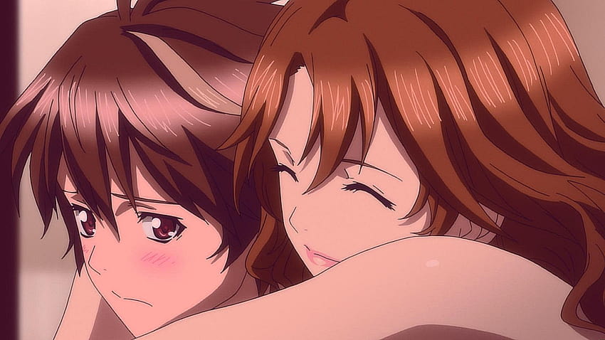 6 Anime Hug, crying couple hug anime HD wallpaper