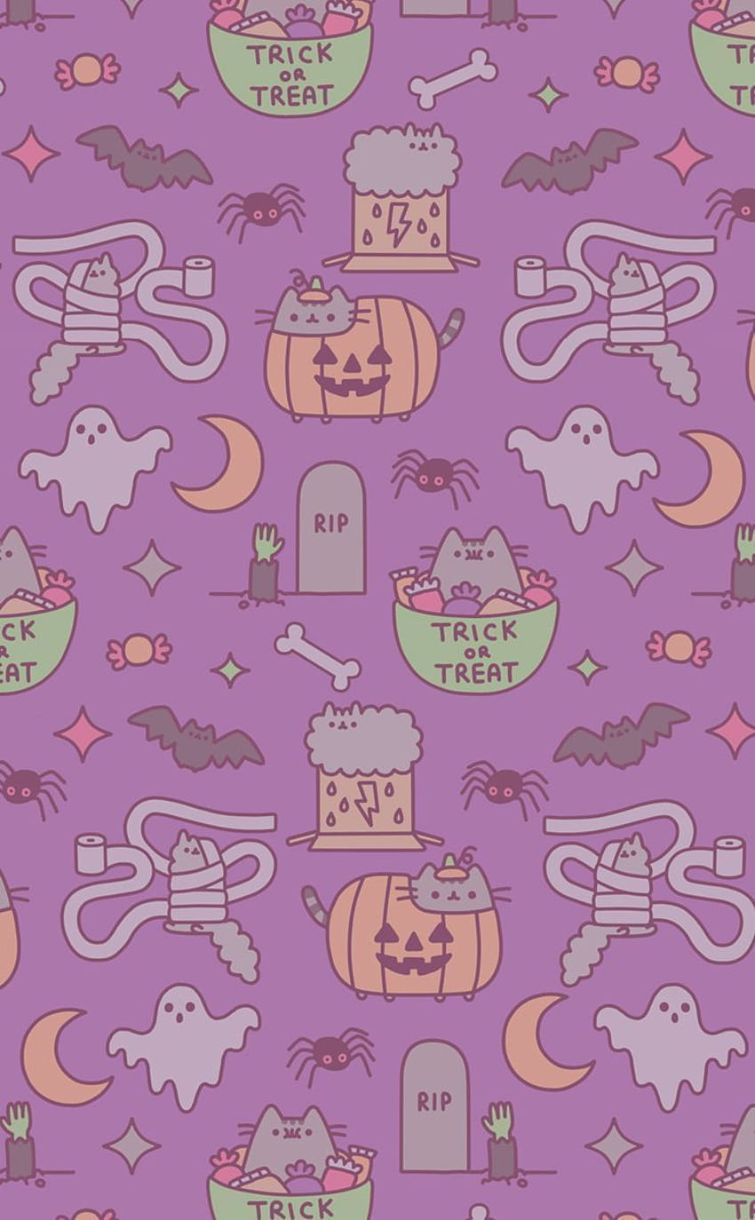 ipad kawaii halloween HD phone wallpaper