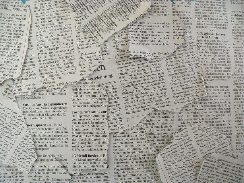 Stara gazeta, tło gazety Tapeta HD
