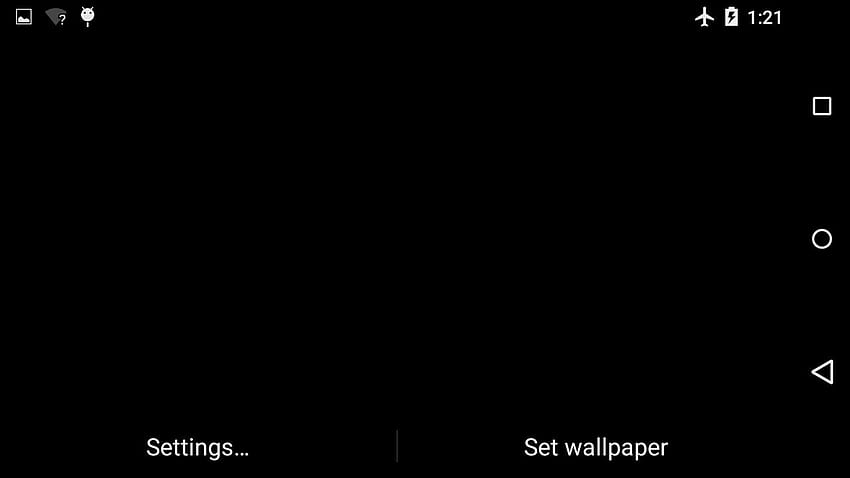 Android için Siyah Pil Tasarrufu HD duvar kağıdı