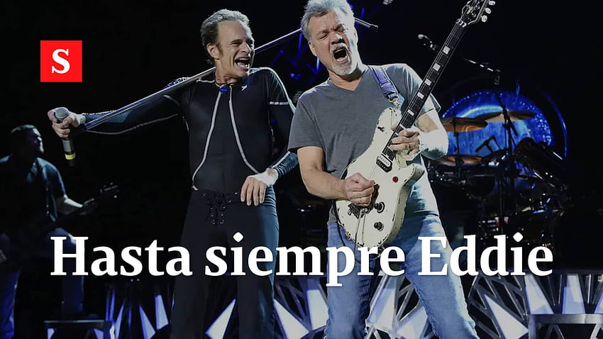 Il mondo del rock nonostante un chitarrista leggendario: l'addio a Eddie Van Halen Sfondo HD