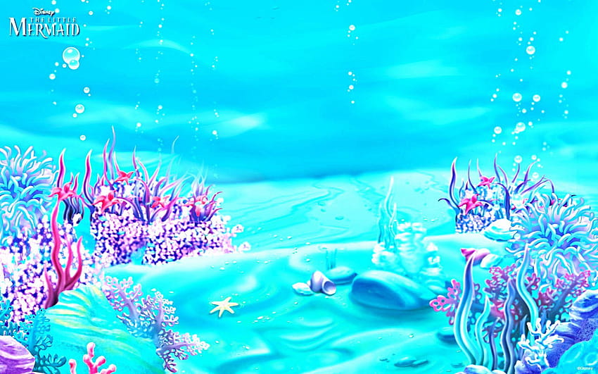 Sirena Elegante Walt Disney la Sirenita fondo de pantalla
