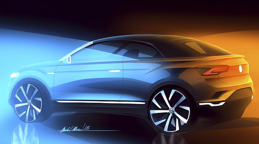 Não sabemos por que, mas a Volkswagen confirma a intenção de produzir T, volkswagen t roc cabriolet papel de parede HD