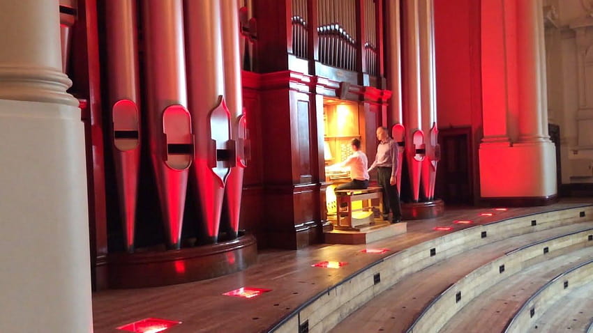 Suite Gothique, órgano del ayuntamiento de auckland fondo de pantalla