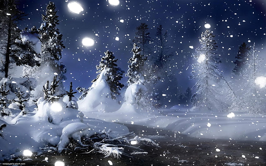 Magical Winter HD wallpaper
