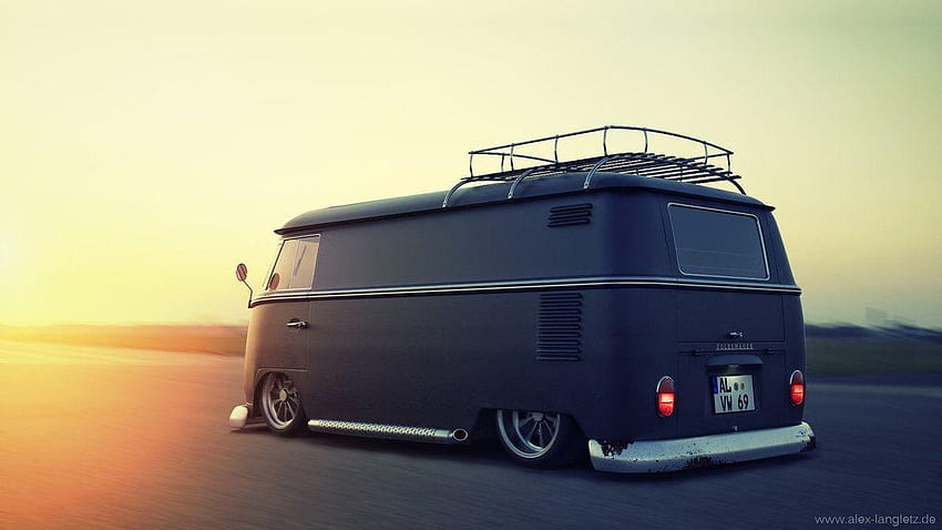 Custom VW Bus by JambioO, vw bulli samba HD wallpaper