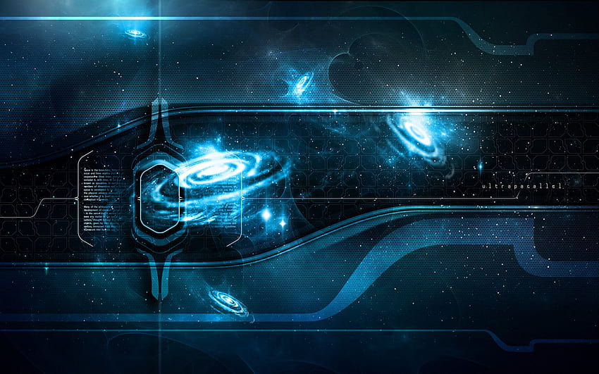 Theme Bin Blog Archive Ultraparallel Quasar Blue [1920x1200] for your , Mobile & Tablet HD wallpaper