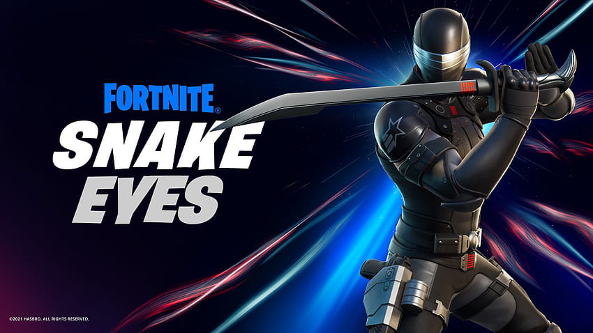 So erhalten Sie Fortnite Snake Eyes G.I. Joe-Skin in Staffel 5: Preis, Bundle-Items, Schlangenaugen-Schwert HD-Hintergrundbild
