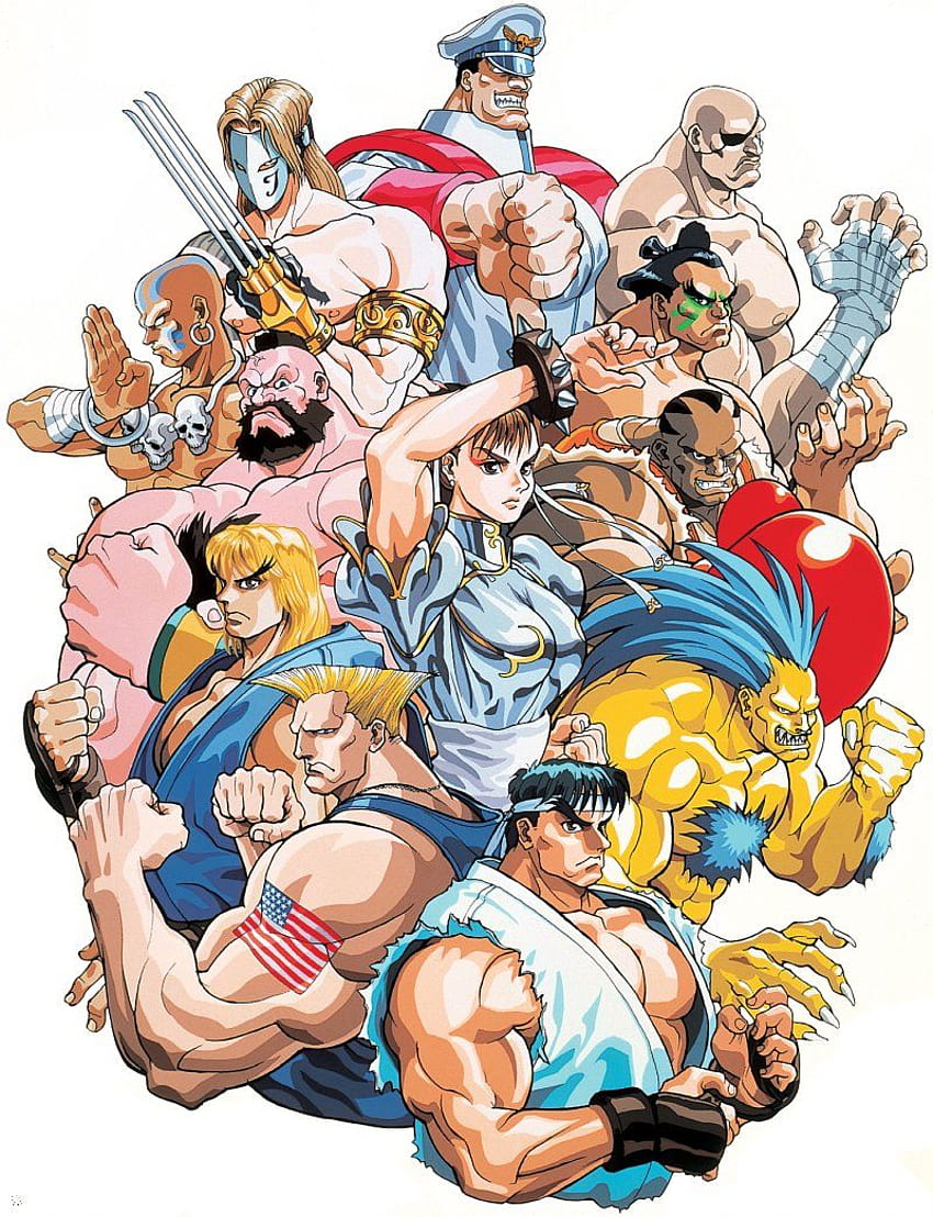 Street Fighter II, by Nishimura Kinu, art of fighting HD phone wallpaper