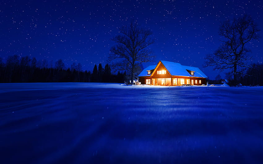 Warm Winter Nights Theme for Windows 10, winter microsoft HD wallpaper