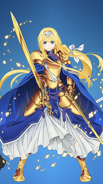 Sword Art Online Alicization iPhone, Alice Sword Art Online HD phone ...