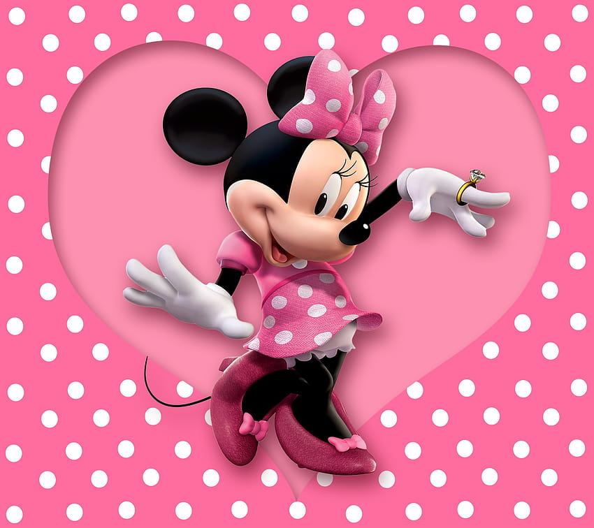 Minnie Mouse rose, marguerite et minnie mouse Fond d'écran HD