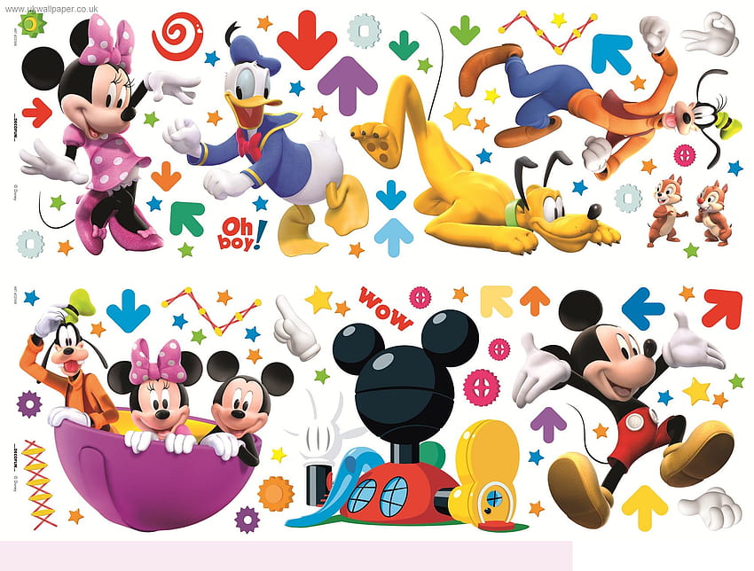 Mickey-Mouse-Vektor, ClipArt, ClipArt auf, Mickey-Mouse-Clubhaus HD-Hintergrundbild
