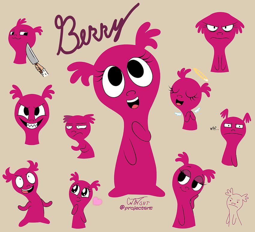 Pink Psychopath, fosters home for imaginary friends berry HD wallpaper