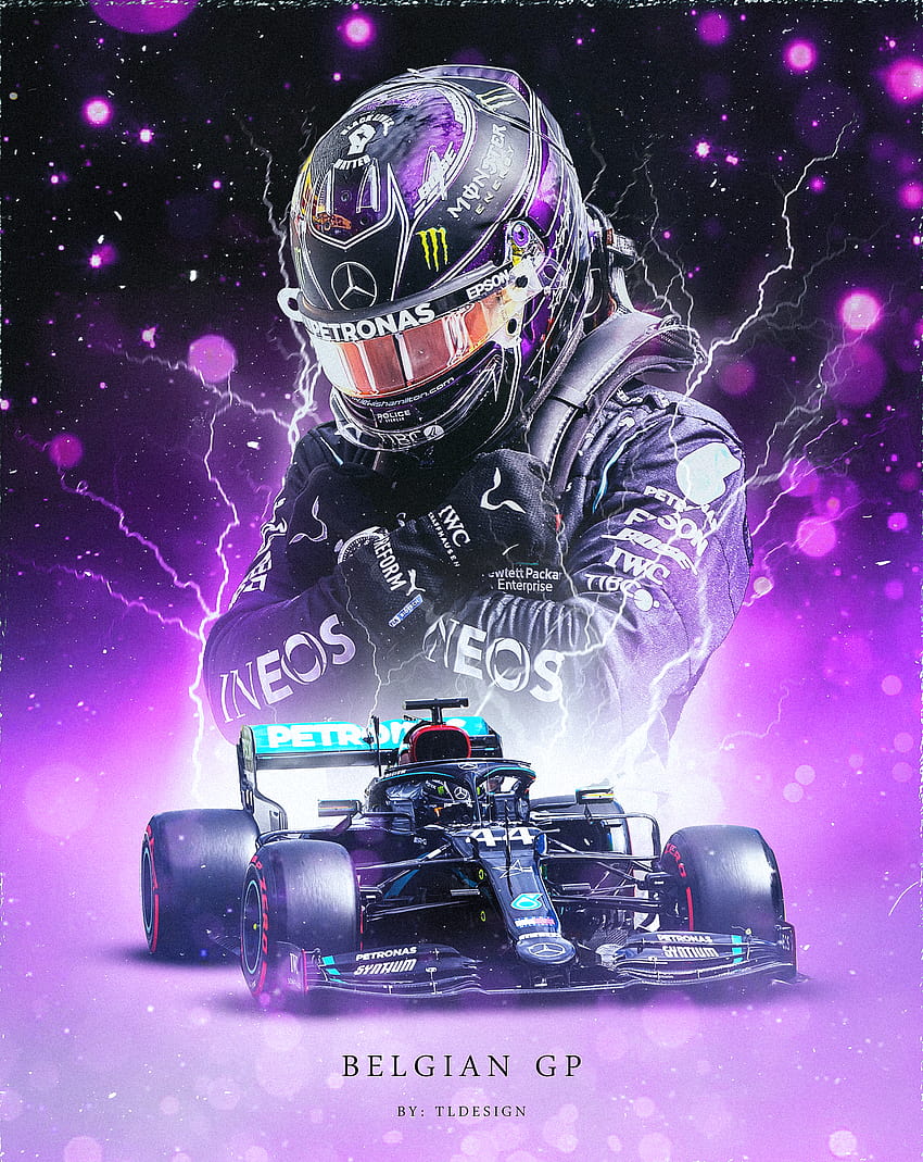루이스 해밀턴 BelgianGP 우승자 포스터 : Formula1, 루이스 해밀턴 2021 HD 전화 배경 화면