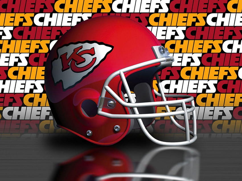 KC Chiefs, football helmet HD wallpaper