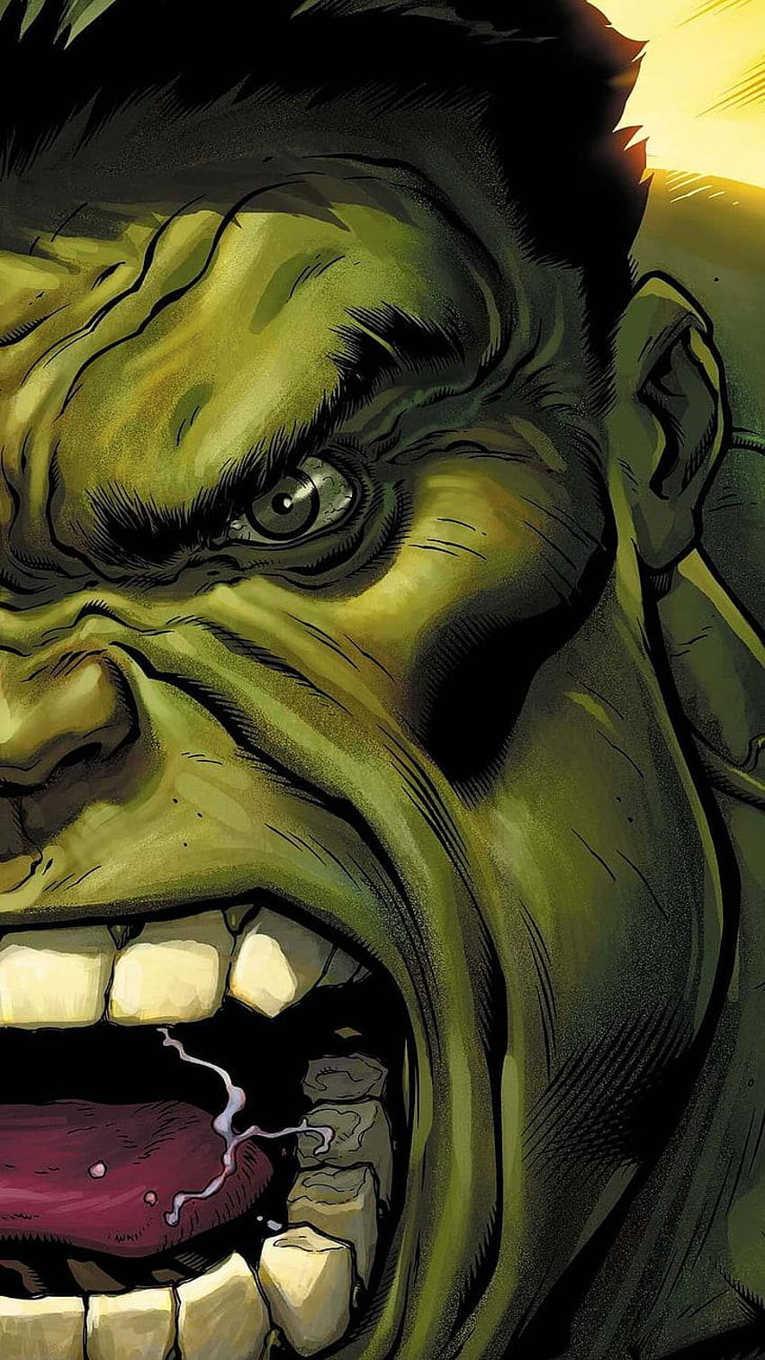 : Der unglaubliche Hulk Illustration, grün, Augen, iphone unglaublicher Hulk HD-Handy-Hintergrundbild