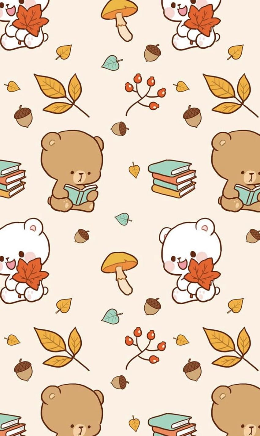 Webtoon: Milk & Mocha, Jessica Thang tarafından paylaşıldı, milk mocha bear mobile HD telefon duvar kağıdı