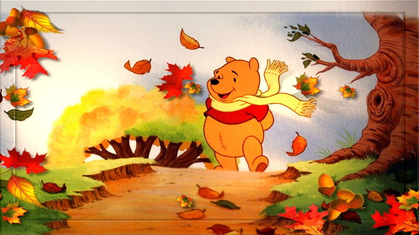 Winnie the Pooh Thanksgiving HD wallpaper