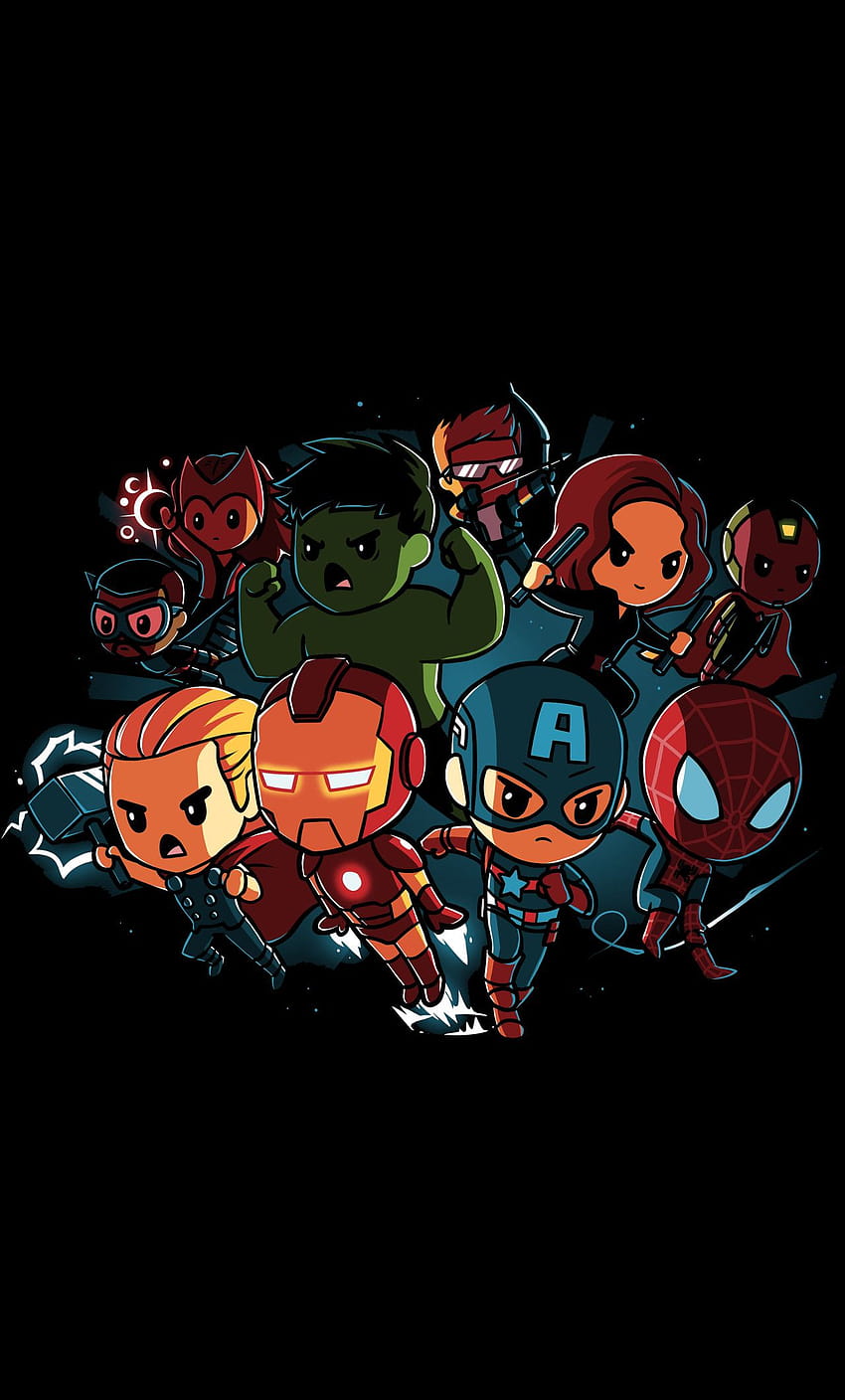1280x2120 Avengers Infinity War Küçük Süper Kahramanlar iPhone, iphone için süper kahramanlar HD telefon duvar kağıdı