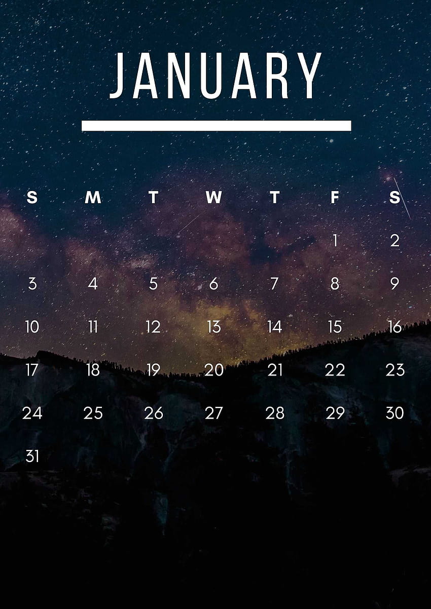 January 2021 Calendar HD phone wallpaper | Pxfuel