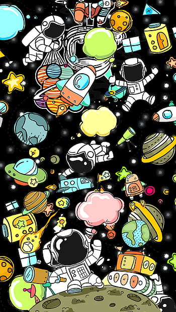 Wallpaper astronaut, spaceship, futuristic, space, 4K, Art #20315