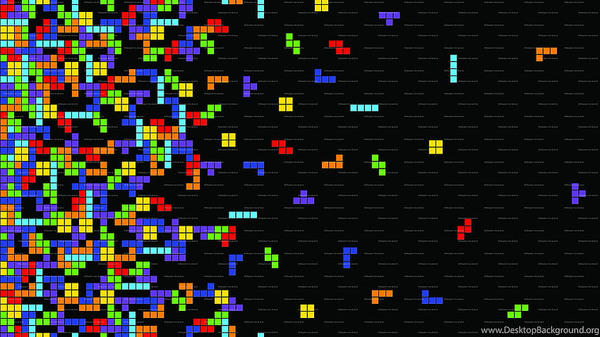 ผ้า Tetris และกระดาษห่อของขวัญ พื้นหลังลายดอกสปูนฟลาวเวอร์ วอลล์เปเปอร์ HD