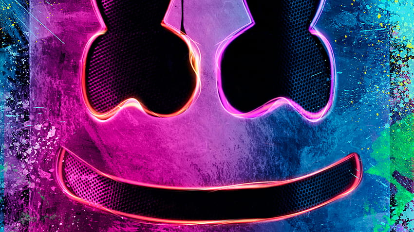 307176 DJ, Marshmello, Neon, neon dj HD wallpaper | Pxfuel