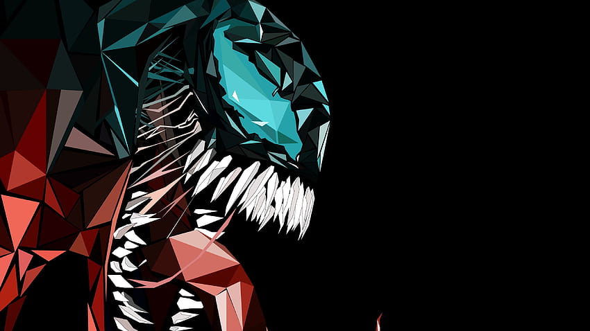 Venom Abstract, venom amoled HD wallpaper