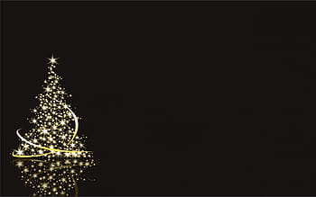 Black and gold christmas HD wallpapers | Pxfuel