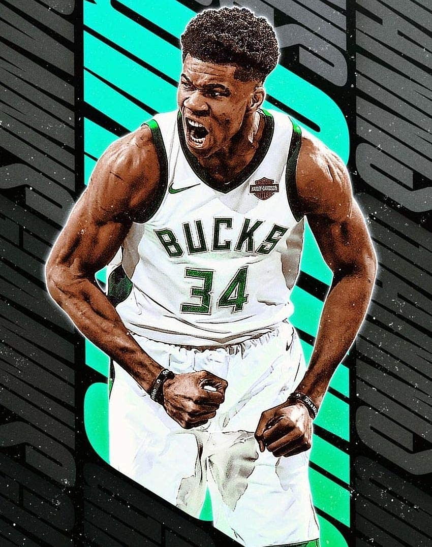MasonArts Giannis Antetokounmpo 24inch x 30inch Silk Poster Dunk and Shot Wall Decor Silk Prints for Home and Store: Home & Kitchen, the greek freak HD phone wallpaper