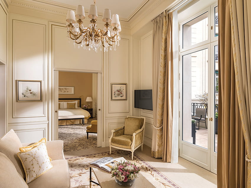 23-те най-добри луксозни хотела в Париж, луксозен хотел отвътре HD тапет